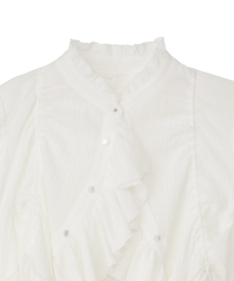 cotton gathered blouse