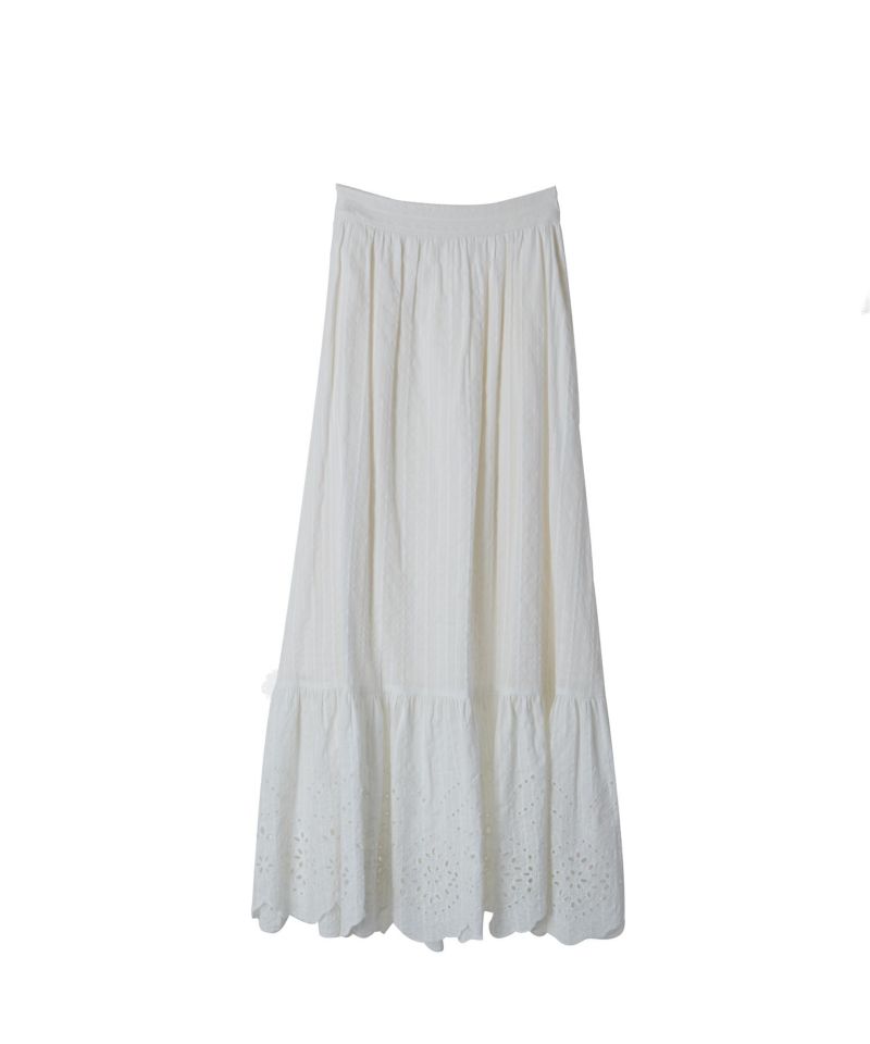 cotton embroidery skirt