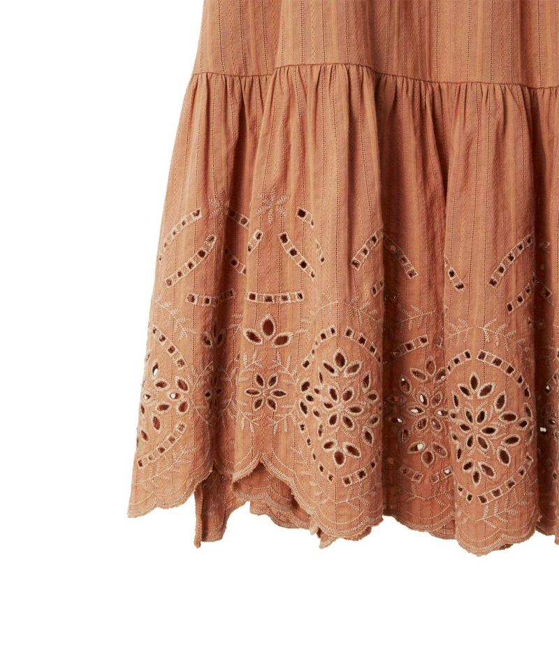 cotton embroidery skirt