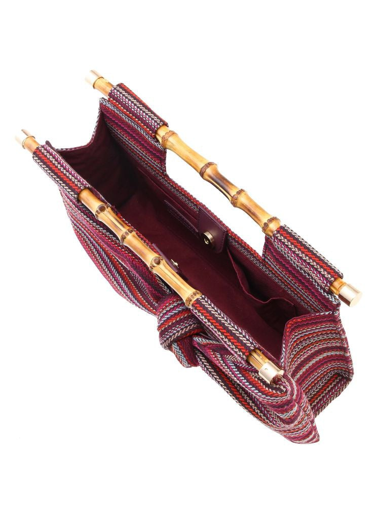 rug ribbon bar handle bag