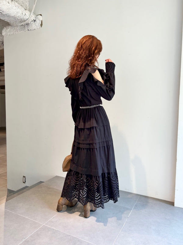 cutwork lace dress