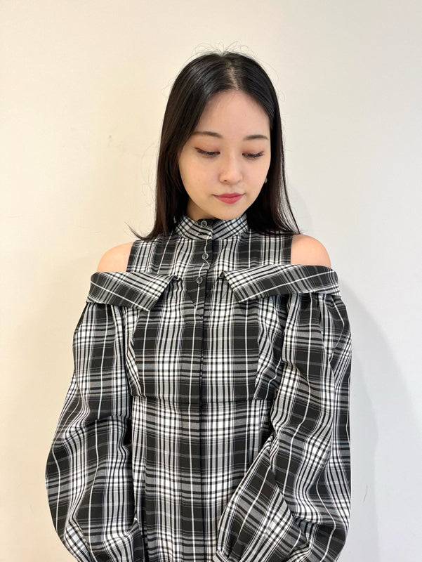 layered shirt dress