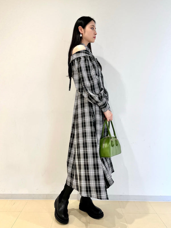 layered shirt dress