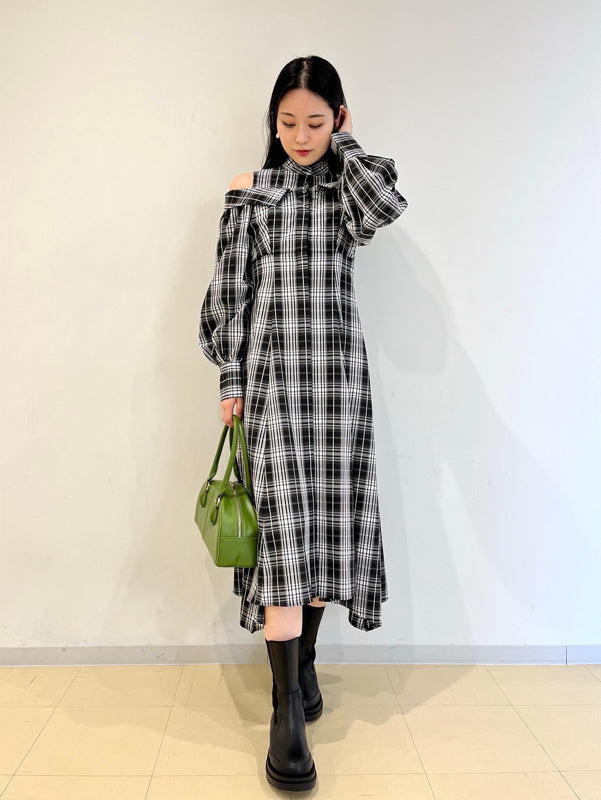 layered shirt dress