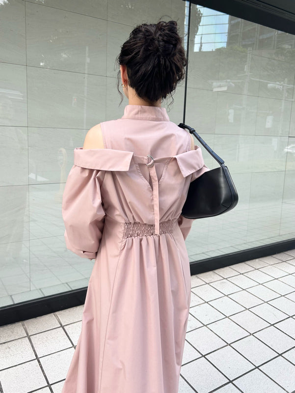 layered shirt dress