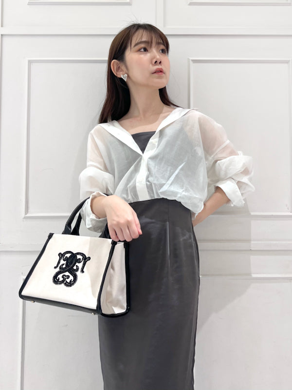 shirt docking satin dress