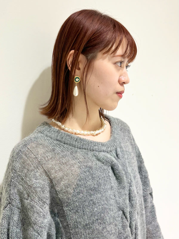 cable knit pullover