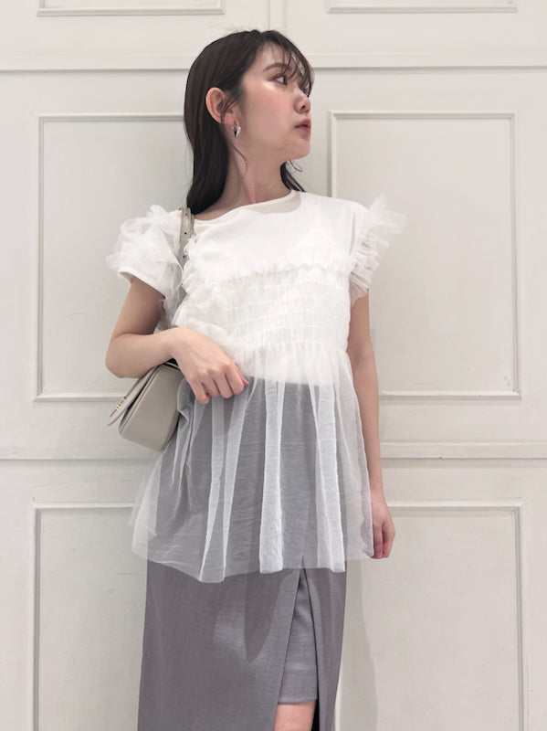 tulle docking pullover