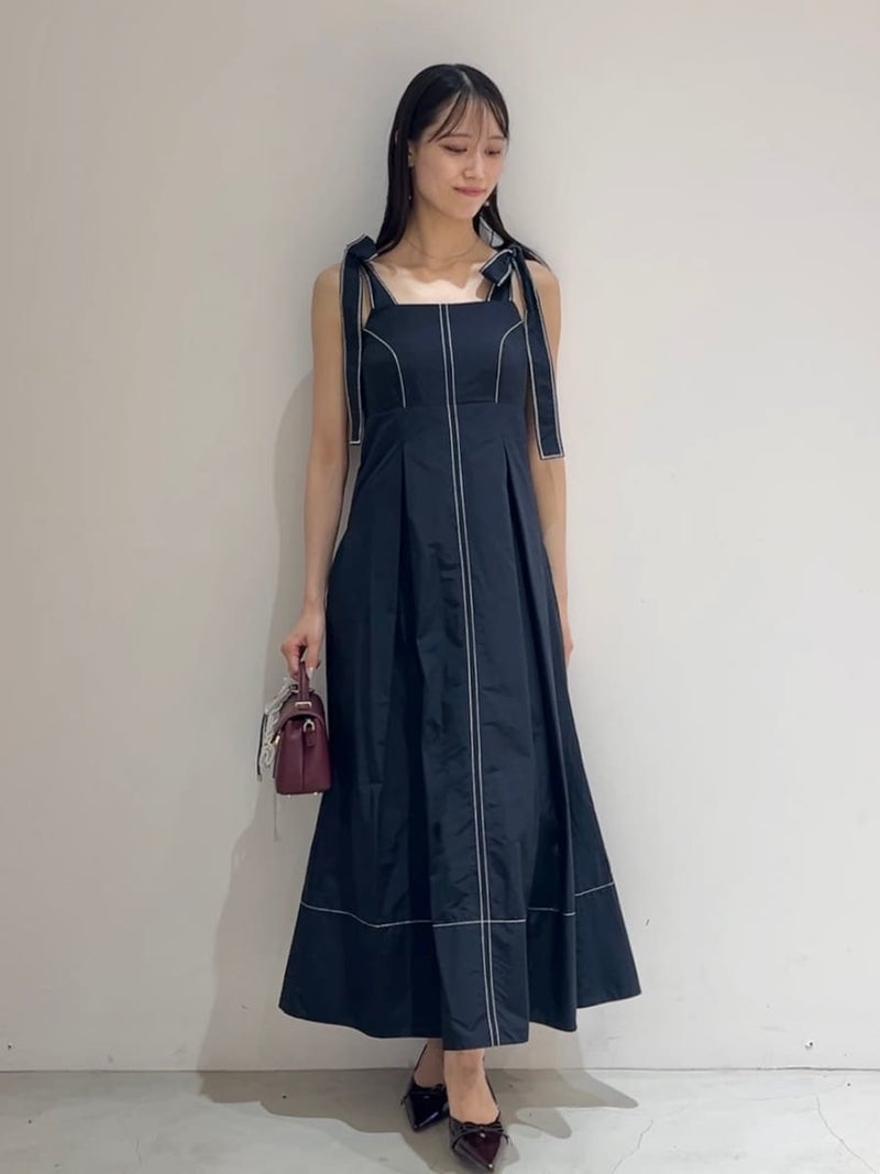 tucked cami dress