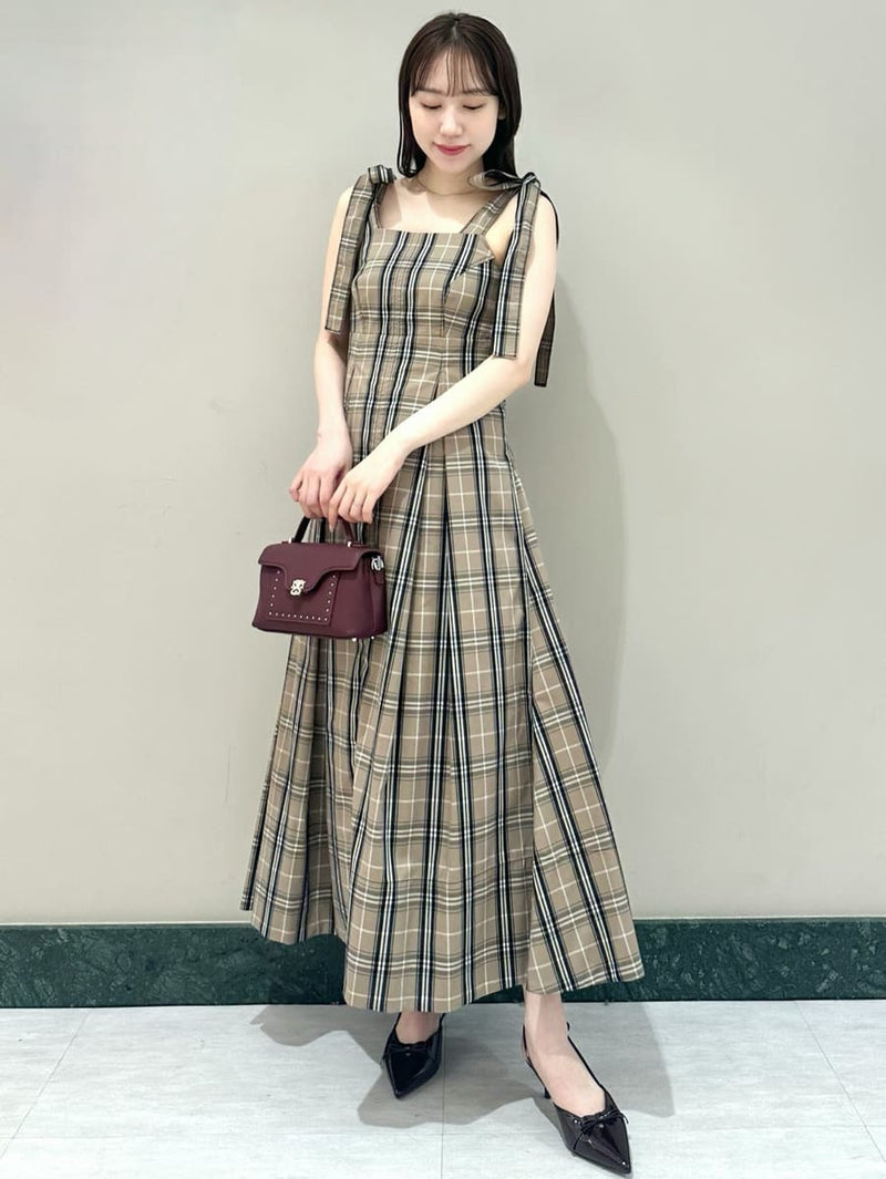 tucked cami dress