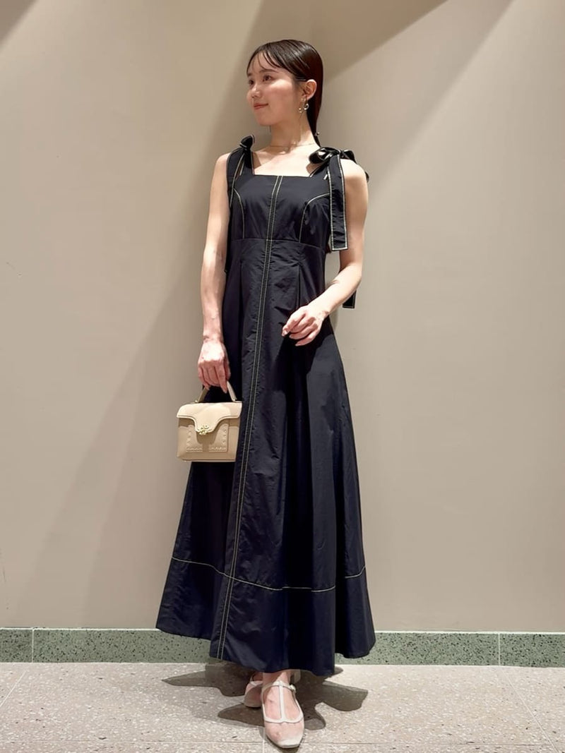 tucked cami dress