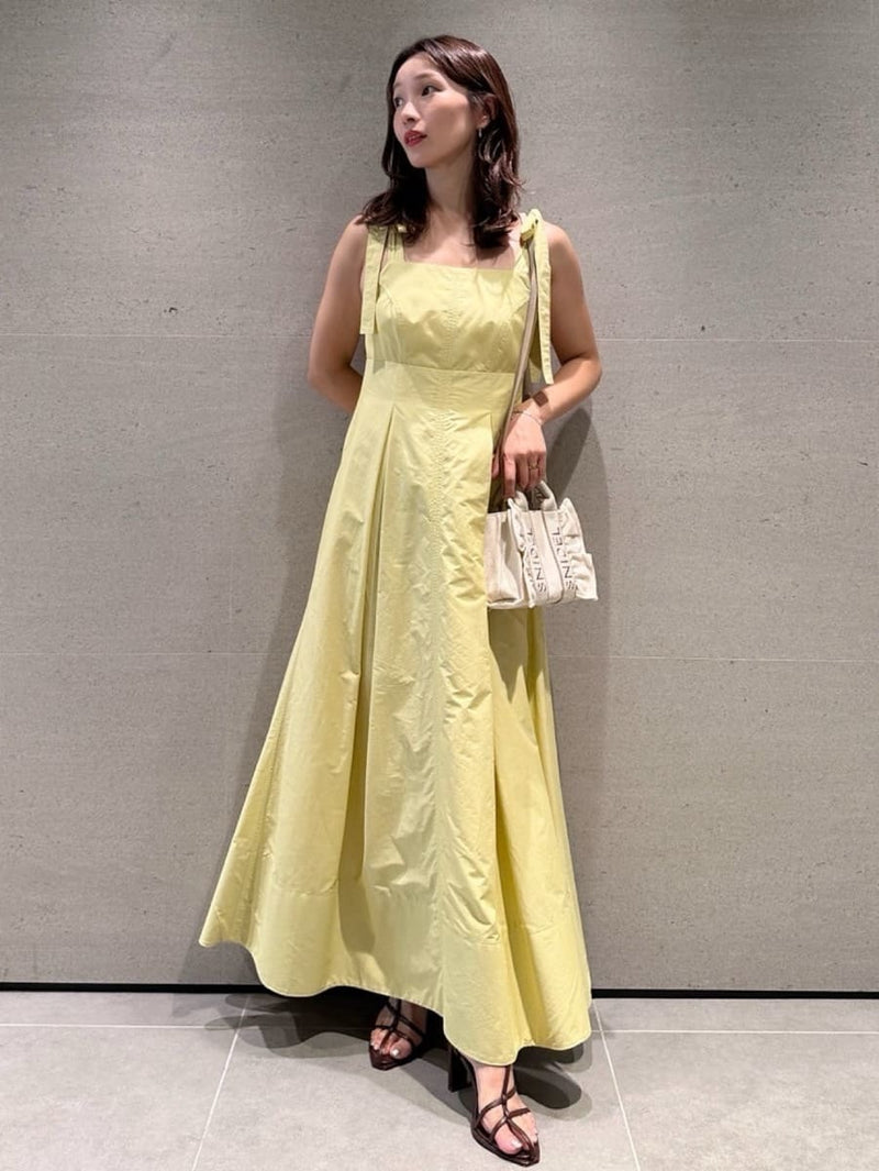 tucked cami dress