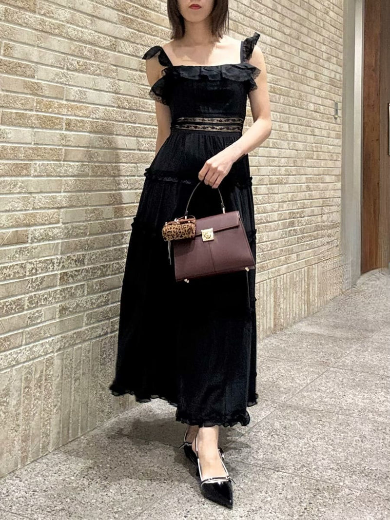 tiered frill camidress
