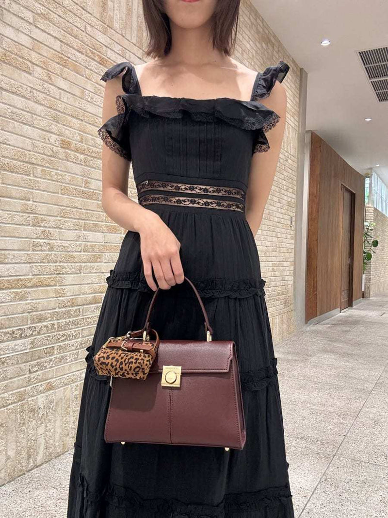 tiered frill camidress