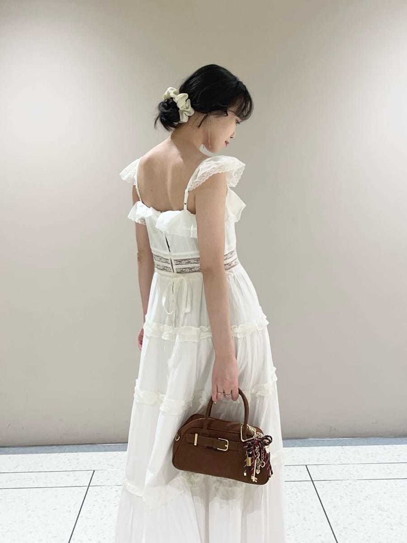 tiered frill camidress