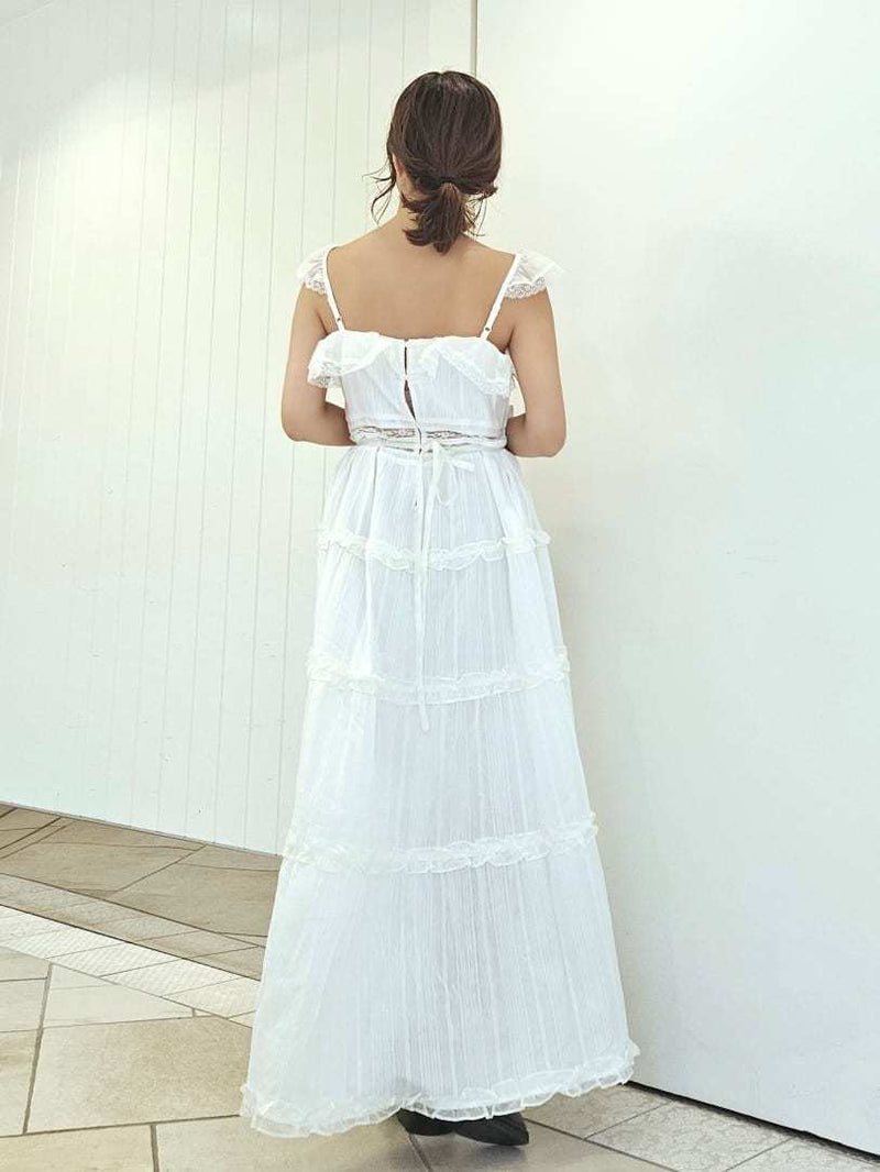 tiered frill camidress
