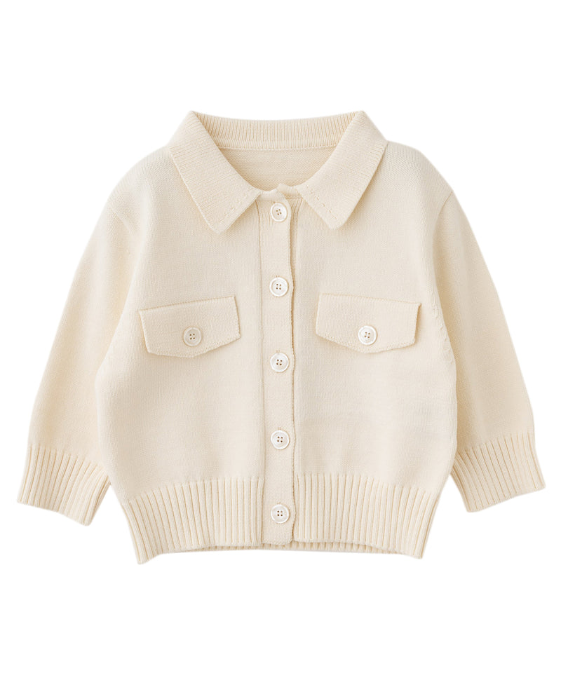 yarn half sleeve knit cardigan