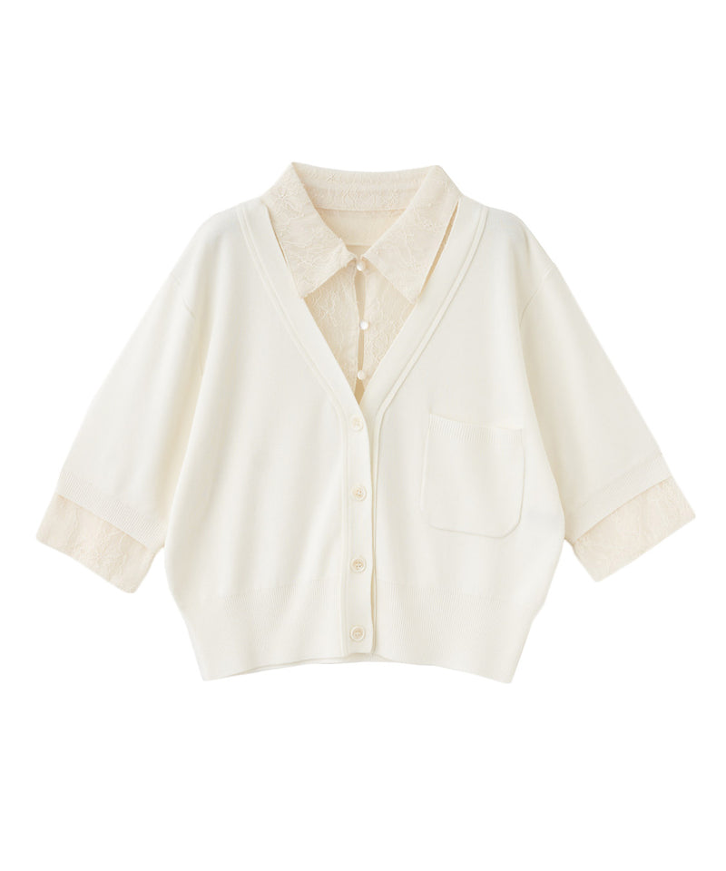 layered design knit