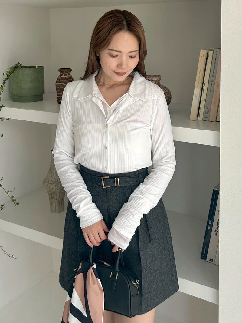 layered polo shirt
