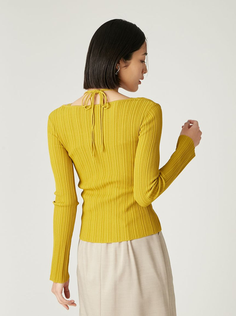 pibbed cardigan & camisole ensemble