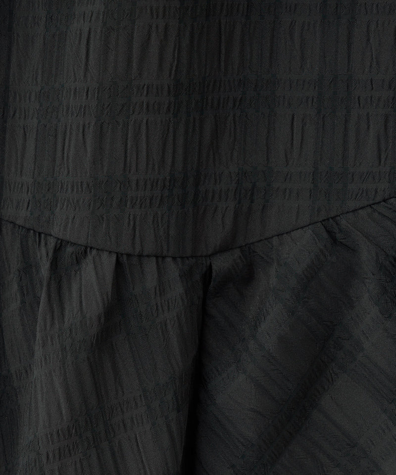 check asymmetrical skirt