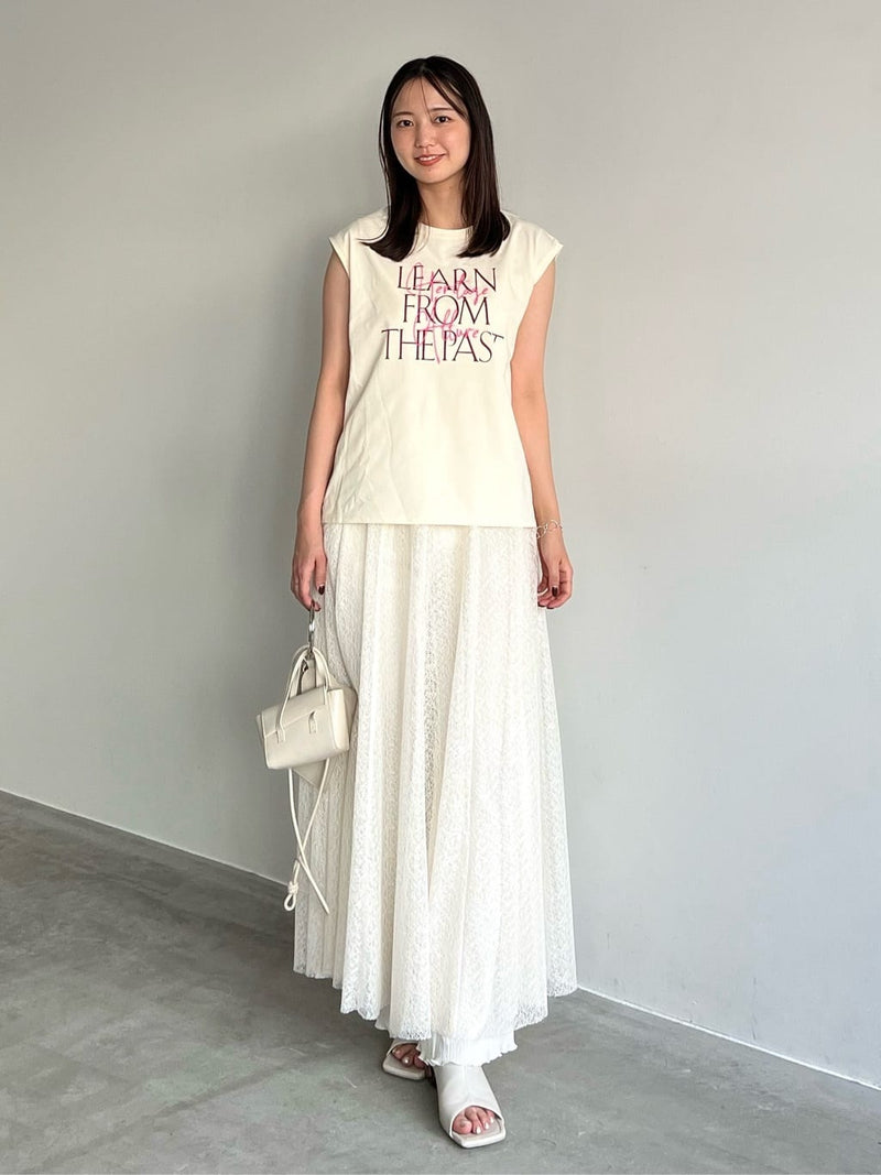 layered sleeveless lace dress