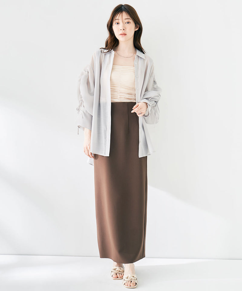 stretch pencil skirt