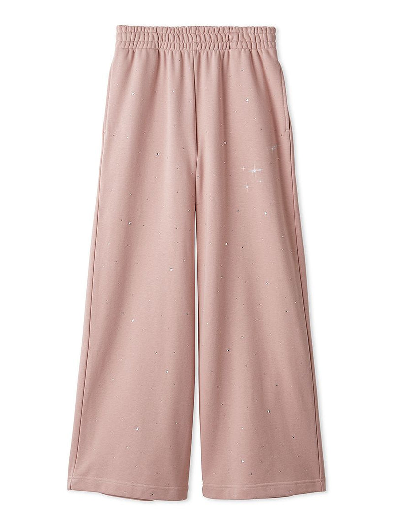 beaded wide sweatpants