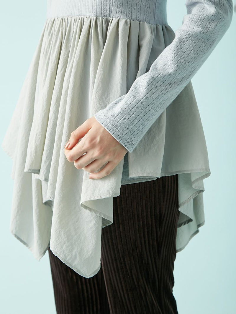 cardigan peplum top