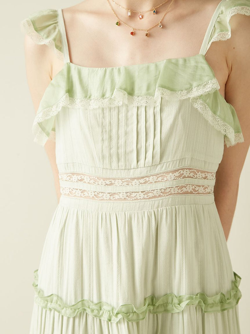 tiered frill camidress