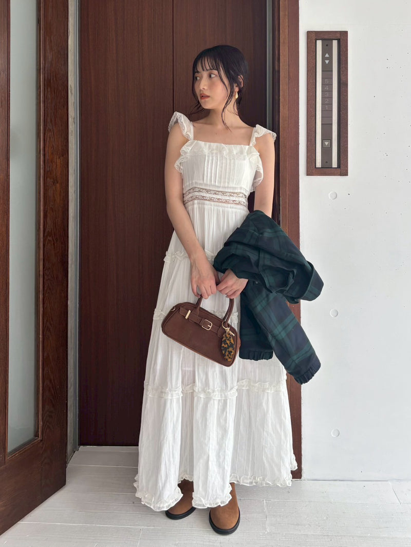tiered frill camidress
