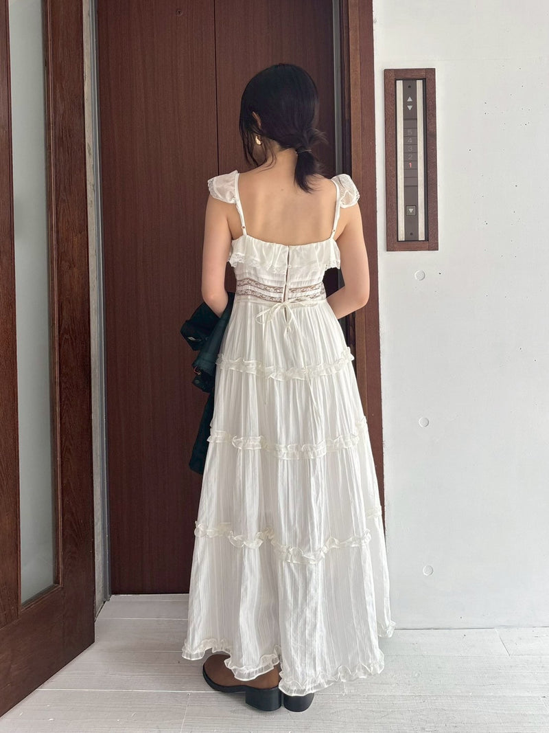 tiered frill camidress