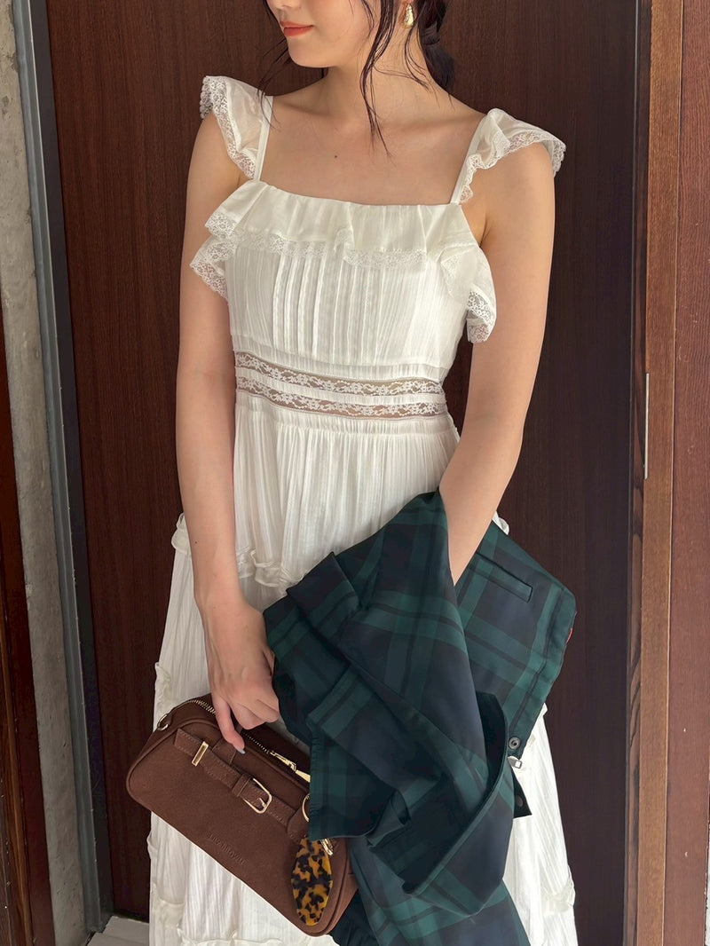 tiered frill camidress