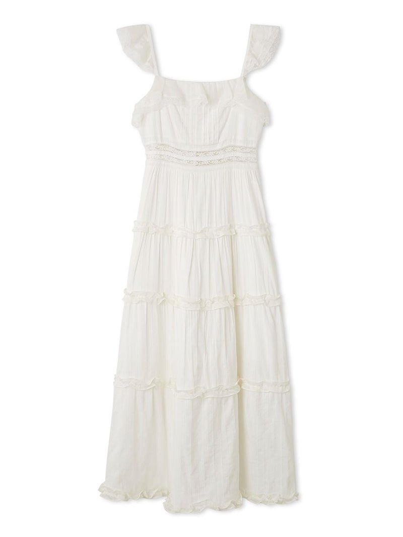 tiered frill camidress