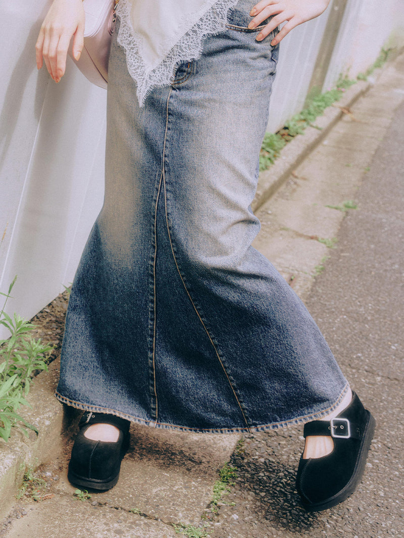 denim mermaid skirt – ULAUNA online