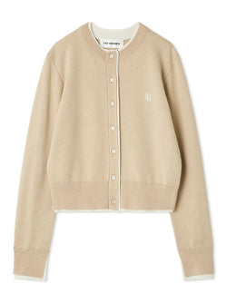 cashmere blend layered cardigan