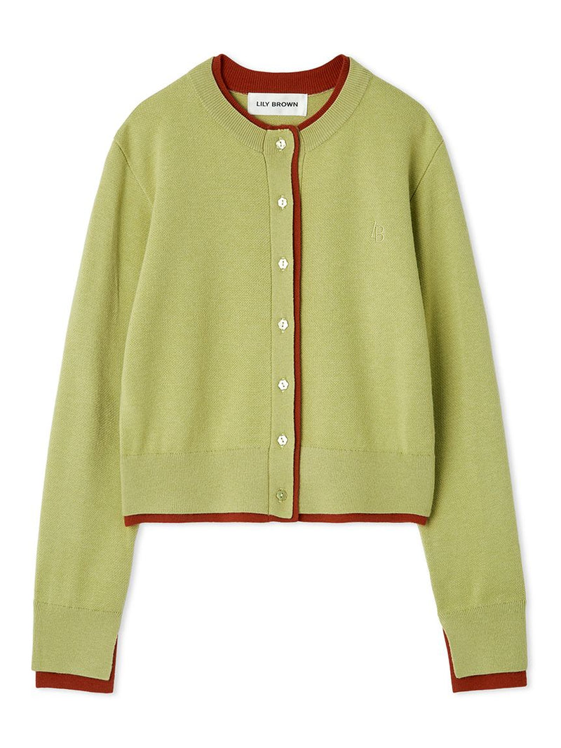 cashmere blend layered cardigan