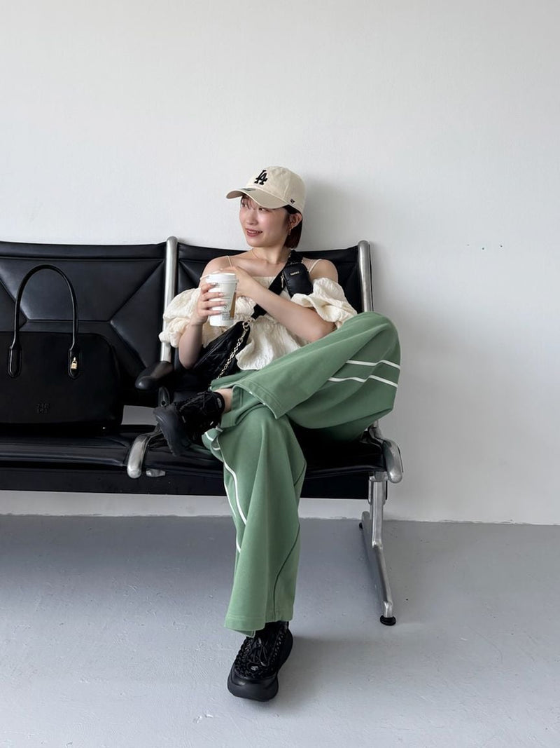 uv-cut wide-leg sweat pants