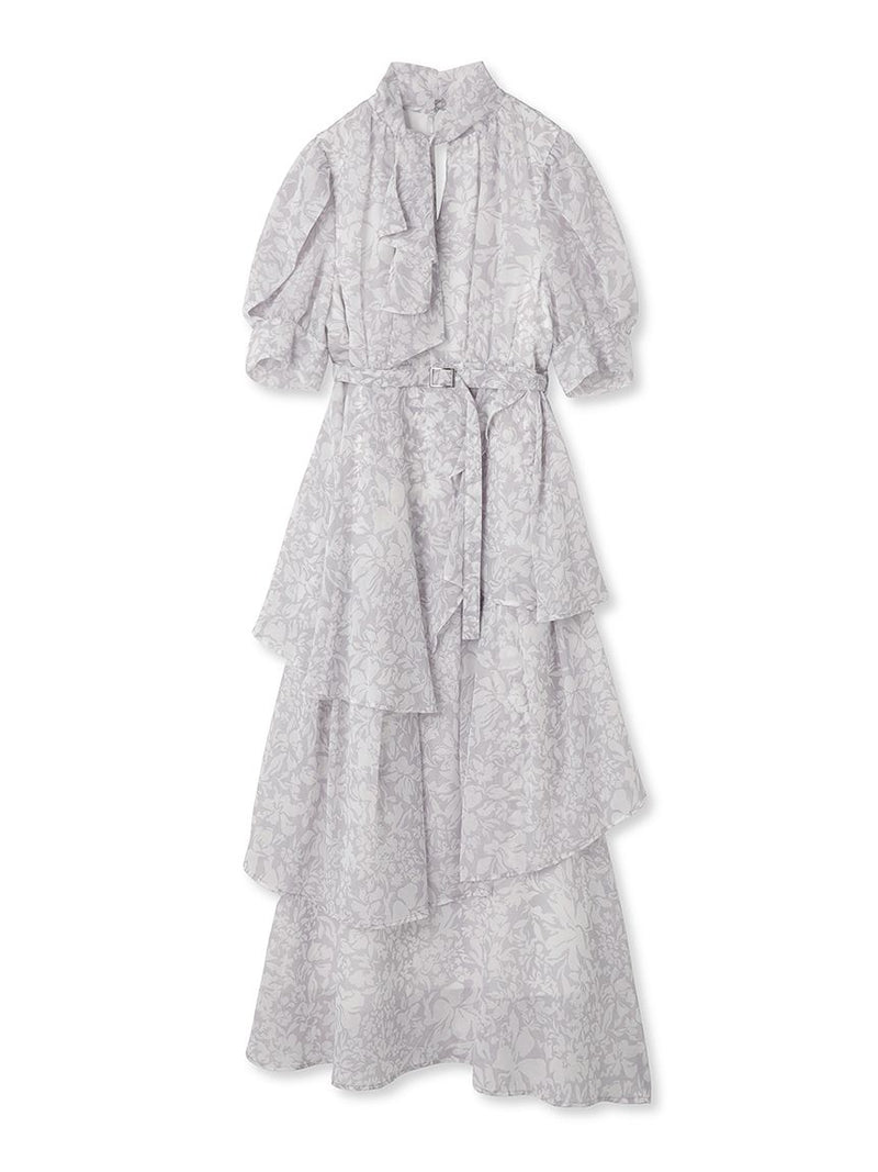 flower print tie dress