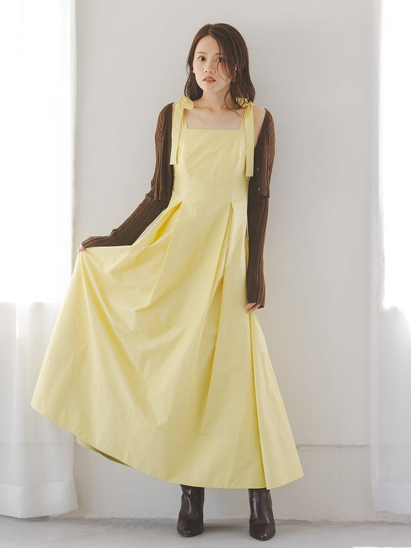 tucked cami dress
