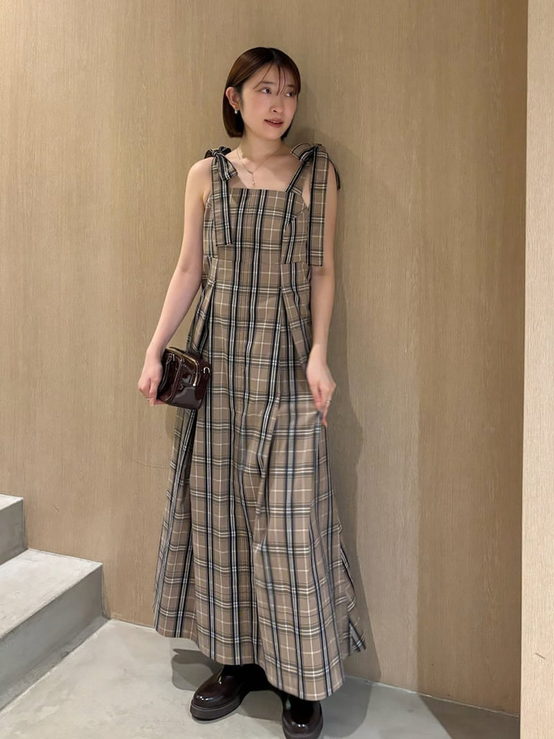 tucked cami dress