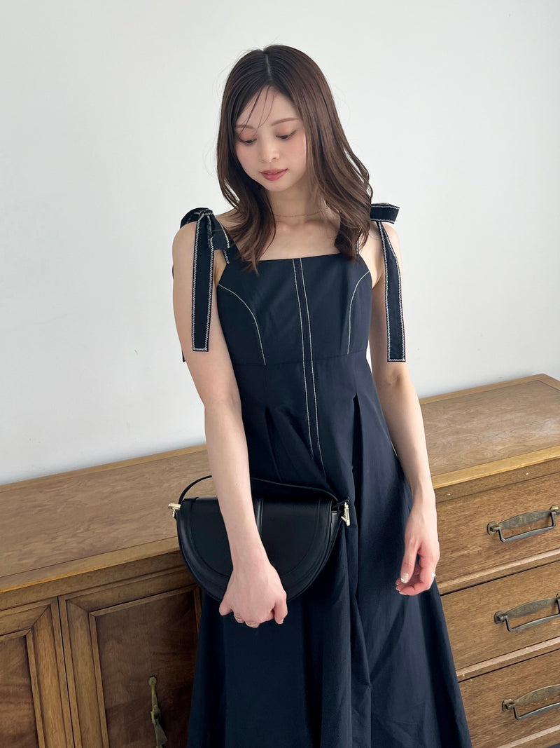 tucked cami dress