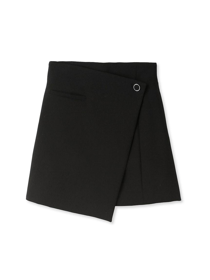 wrap detail mini skirt