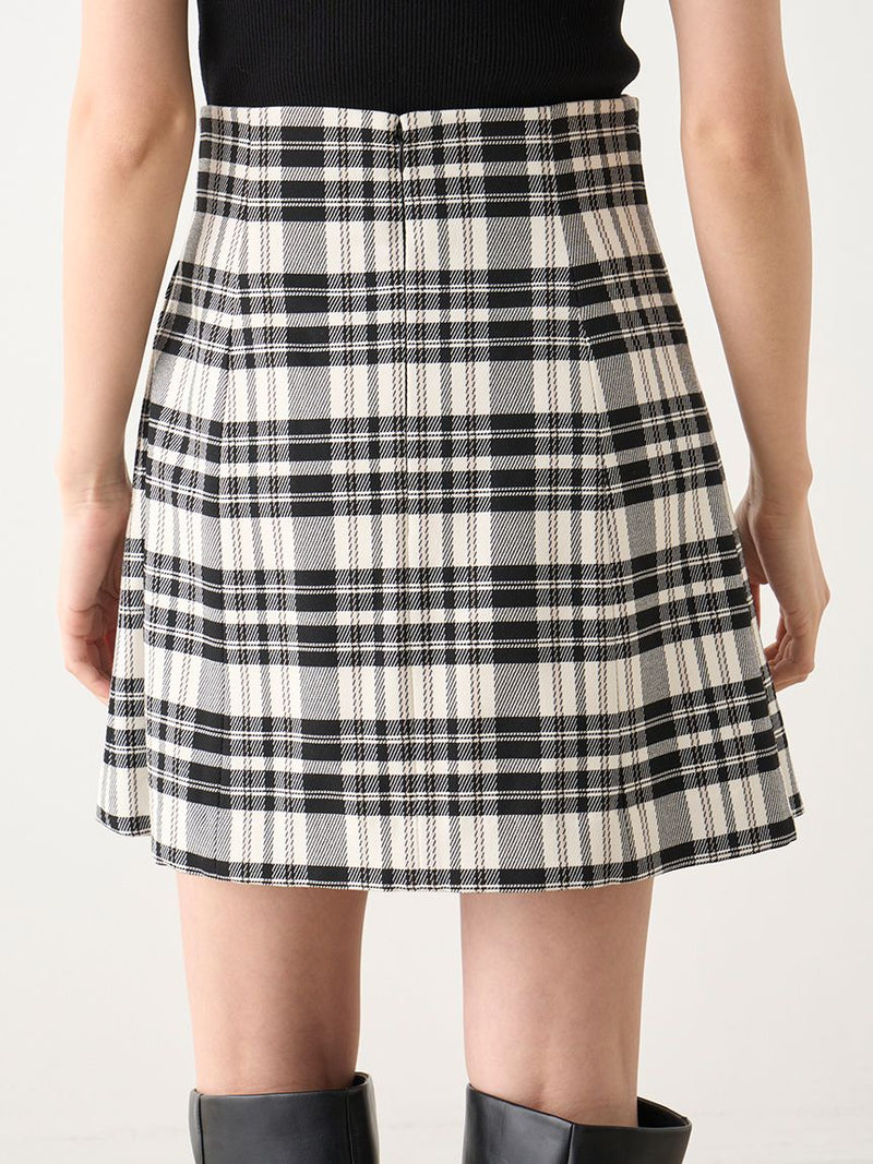 wrap detail mini skirt