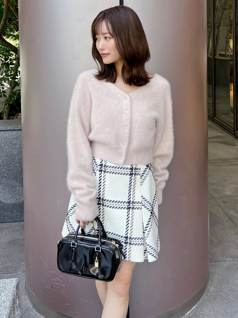 roving check mini skirt – ULAUNA online