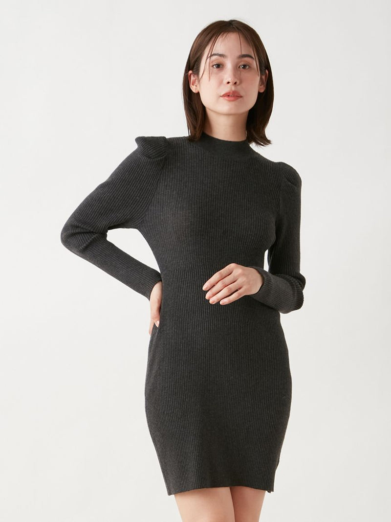 tulle cami x knit dress