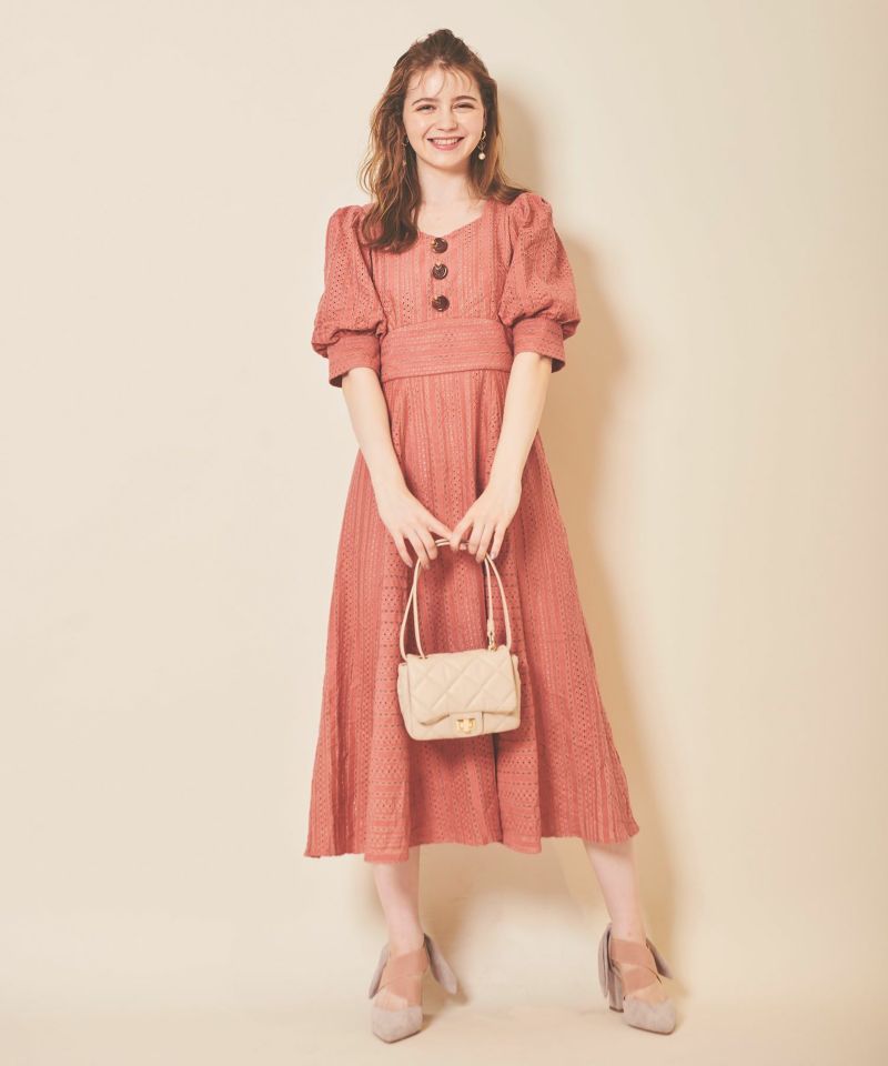 lace flare dress