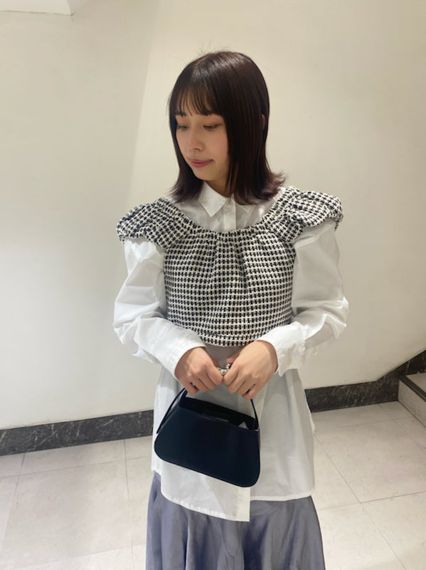 shirt with bustier
