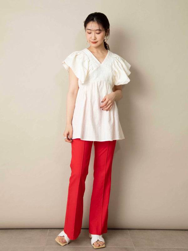 volume sleeve tunic
