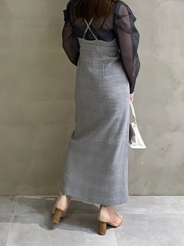 bowtie blouse set cami dress
